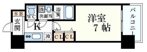 三ノ宮駅 徒歩7分 2階の物件間取画像